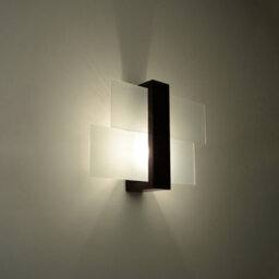 Luminosa Lighting Luminosa Feniks 1 Light Flush Wall Light Black, E27 - thumbnail 2