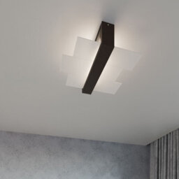 Luminosa Lighting Luminosa Feniks 1 Light Flush Wall Light Black, E27 - thumbnail 8