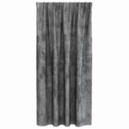 Walplus Curtain With Curtains 2 Pcs Grey 175 X 140 Cm Velvet - thumbnail 3