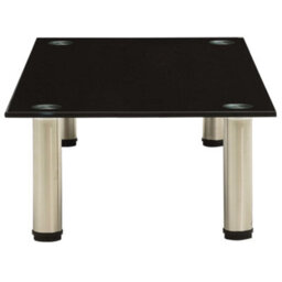 Walplus Tv Stand Black 80X35X17 Cm Tempered Glass - thumbnail 3