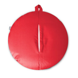 rucomfy Beanbags Rucomfy Indoor Or Outdoor Floor Cushion Bean Bag - Red Cirque Chic Water Resistant Seat - thumbnail 2