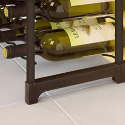 Metaltex Barbera 50 Bottle Wine Rack - Black - thumbnail 3