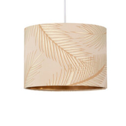 First Choice Lighting Tropica -Champagne Gold Leaf 25Cm Ceiling Pendant Or Lamp Shade - thumbnail 1