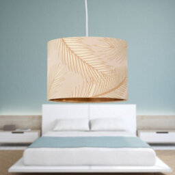 First Choice Lighting Tropica -Champagne Gold Leaf 25Cm Ceiling Pendant Or Lamp Shade - thumbnail 7