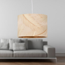 First Choice Lighting Tropica -Champagne Gold Leaf 25Cm Ceiling Pendant Or Lamp Shade - thumbnail 6