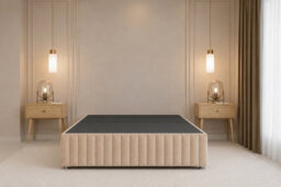"Nexus Verona Plush Divan, Pebble, 26"" Hb + 12"" Fb, No Drawers, Open Coil Mattress, Small Double" - thumbnail 4