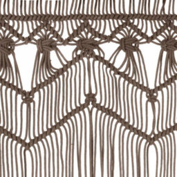 Walplus Macrame Curtain Taupe 140X240 Cm Cotton - thumbnail 4