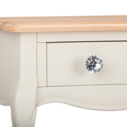 Statement Furniture Juliette Vintage Chic Dressing Table With Crystal Handles- Champagne - thumbnail 8