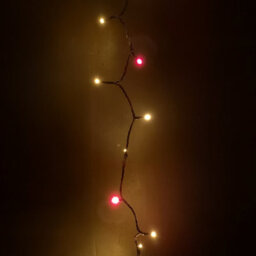Samuel Alexander 360 Led 28.7M  Supabrights Indoor Outdoor Christmas Multi Function Mains Operated String Lights With Timer In Red & Vintage Gold - thumbnail 4