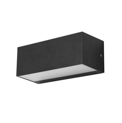 Luminosa Lighting Luminosa Ara 1 Light Outdoor Wall Light Urban Grey Ip65