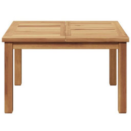 Walplus Coffee Table Brown 60 X 60 X 36 Cm Solid Teak Wood - thumbnail 5