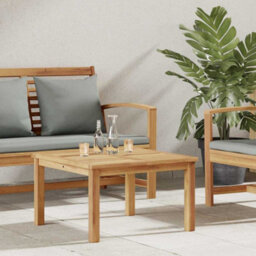 Walplus Coffee Table Brown 60 X 60 X 36 Cm Solid Teak Wood - thumbnail 1
