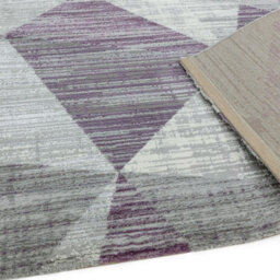 Block Heather Chequered Geometric Modern Easy To Clean Rug For Living Room Bedroom And Dining Room-120Cm X 170Cm - thumbnail 4