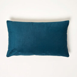 Homescapes Blue Palm Sepia Cushion, 30 X 50Cm - thumbnail 3