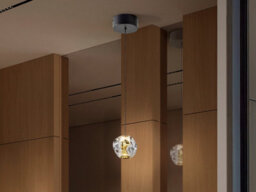 Luminosa Lighting Luminosa Zaria Slim Pendant Ceiling Light Black, Gold, Clear Led 3000K - Uk Stock - thumbnail 1
