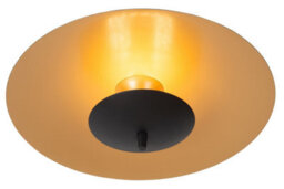 Lucide Vulcan - Flush Ceiling Light - 35 Cm - Led Dim. - 1X9W 3000K - Black - thumbnail 1