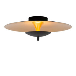 Lucide Vulcan - Flush Ceiling Light - 35 Cm - Led Dim. - 1X9W 3000K - Black - thumbnail 5