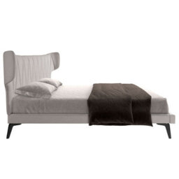 Angel Cerda Light Grey Fabric Bed With Stylish Design - thumbnail 6