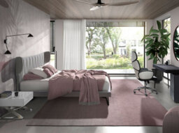 Angel Cerda Light Grey Fabric Bed With Stylish Design - thumbnail 3
