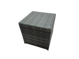 Fimous 6 Seat Outdoor Wicker Pe Rattan Garden Furniture Set Dining Table Sofa Sets With Side Table Dark Grey Mixed - thumbnail 6