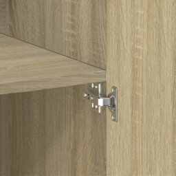 Berkfield Highboard Sonoma Oak 70X42.5X185 Cm Engineered Wood - thumbnail 7