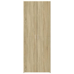 Berkfield Highboard Sonoma Oak 70X42.5X185 Cm Engineered Wood - thumbnail 4