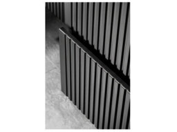 Impact Furniture Bathroom Vanity Unit 600mm Drawer And Tall Cabinet Tallboy Furniture Set Black Modern Wall Hung Ribbed Fluted Adel - thumbnail 8
