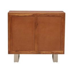 Orsina Acacia One Door Sideboard, Natural Solid Acacia Wood Cabinet With Single Door And Three Drawers - thumbnail 6