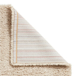 Beige Plain Shaggy Modern Easy To Clean Rug For Dining Room-160Cm X 220Cm - thumbnail 6