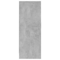 Berkfield Shoe Cabinet Concrete Grey 60X35X92 Cm Engineered Wood - thumbnail 7