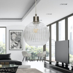 First Choice Lighting Set Of 2 Carss - Satin Nickel Ceiling Pendant Kits For Easy Fit Shades - thumbnail 4