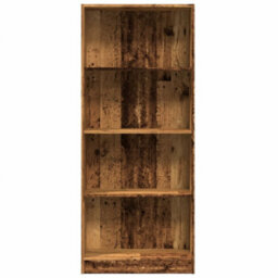 Vidaxl Bookcase Old Wood 60X24X143 Cm Engineered Wood - thumbnail 4