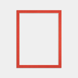 Ak Frames 90X70Cm Poppy Red Picture Mounts To Fit 80X60Cm Aperture Size - Mount Board Only (No Frame Included) - thumbnail 1