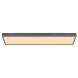 Luminosa Lighting Luminosa Doro 80X20Cm Flush Ceiling Light Silver Colored Led 3000K - thumbnail 3