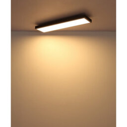 Luminosa Lighting Luminosa Doro 80X20Cm Flush Ceiling Light Silver Colored Led 3000K - thumbnail 5