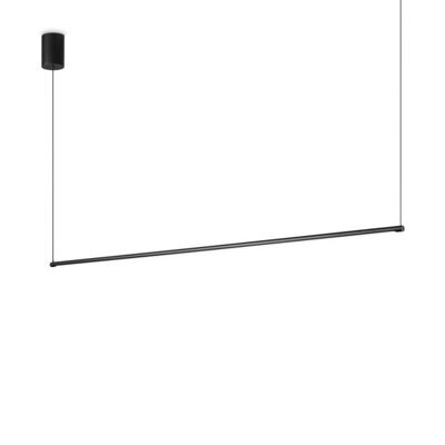 Ideal Lux Essence Led Bar Pendant Ceiling Light Black 4000K