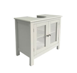 Aspect Furniture Vera Bathroom Storage Under Sink Cabinet, White - thumbnail 4