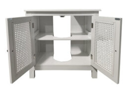 Aspect Furniture Vera Bathroom Storage Under Sink Cabinet, White - thumbnail 5