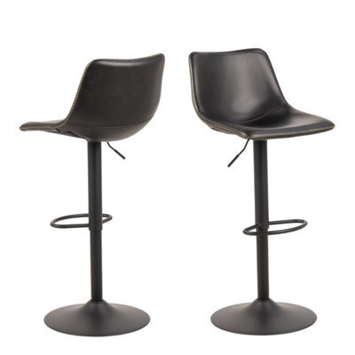 Furniture To Go Ioregon Bar Stool In Black, One Supplied - image 1