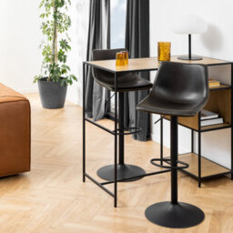 Furniture To Go Ioregon Bar Stool In Black, One Supplied - thumbnail 4