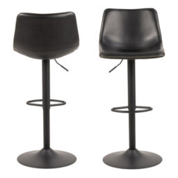 Furniture To Go Ioregon Bar Stool In Black, One Supplied - thumbnail 2