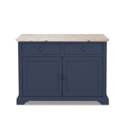 Statement Furniture Florence Sideboard With Cupboard And 2 Drawers - Navy Blue - thumbnail 4