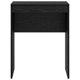 Berkfield Writing Desk Black Oak Engineered Wood 60 X 40 X 76 Cm - thumbnail 4