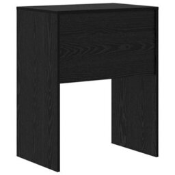 Berkfield Writing Desk Black Oak Engineered Wood 60 X 40 X 76 Cm - thumbnail 6