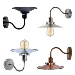 Industrial Black Wall Sconce Light Swan Neck Arm Wall Lamp - thumbnail 4