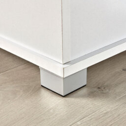 Home Source Malmo Storage Ottoman Chest White - thumbnail 4