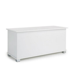 Home Source Malmo Storage Ottoman Chest White - thumbnail 6