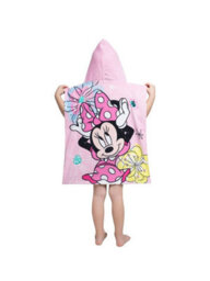 Disney Minnie Mouse Pink Bow Hooded Towel Poncho - thumbnail 3