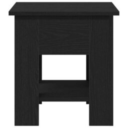 Berkfield Coffee Table Black Oak 40X40X42 Cm Engineered Wood - thumbnail 6