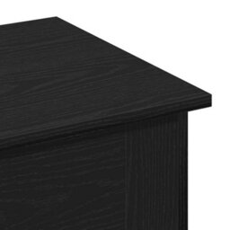 Berkfield Coffee Table Black Oak 40X40X42 Cm Engineered Wood - thumbnail 8